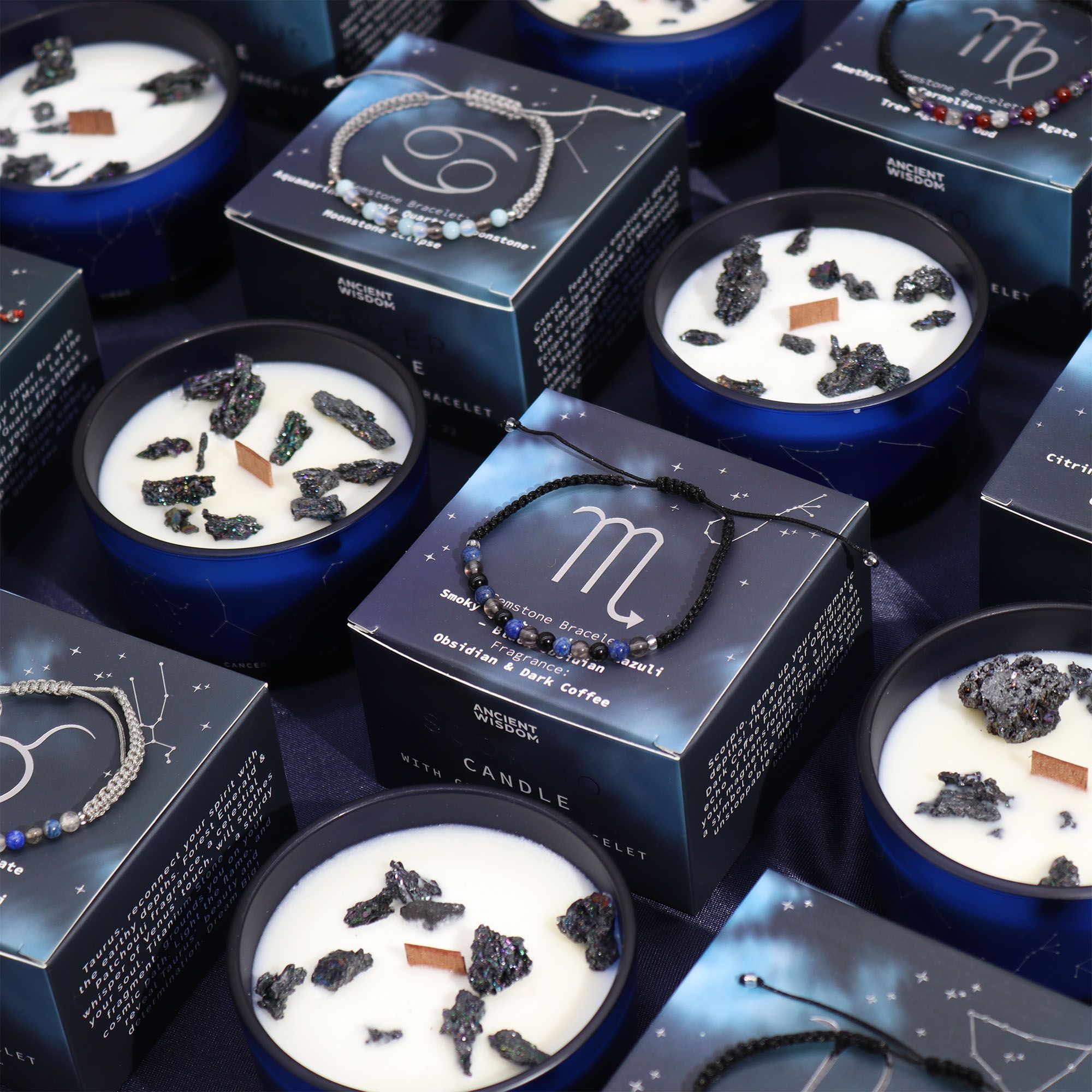 Leo Zodiac Candle & Gemstone Bracelet - Image 6