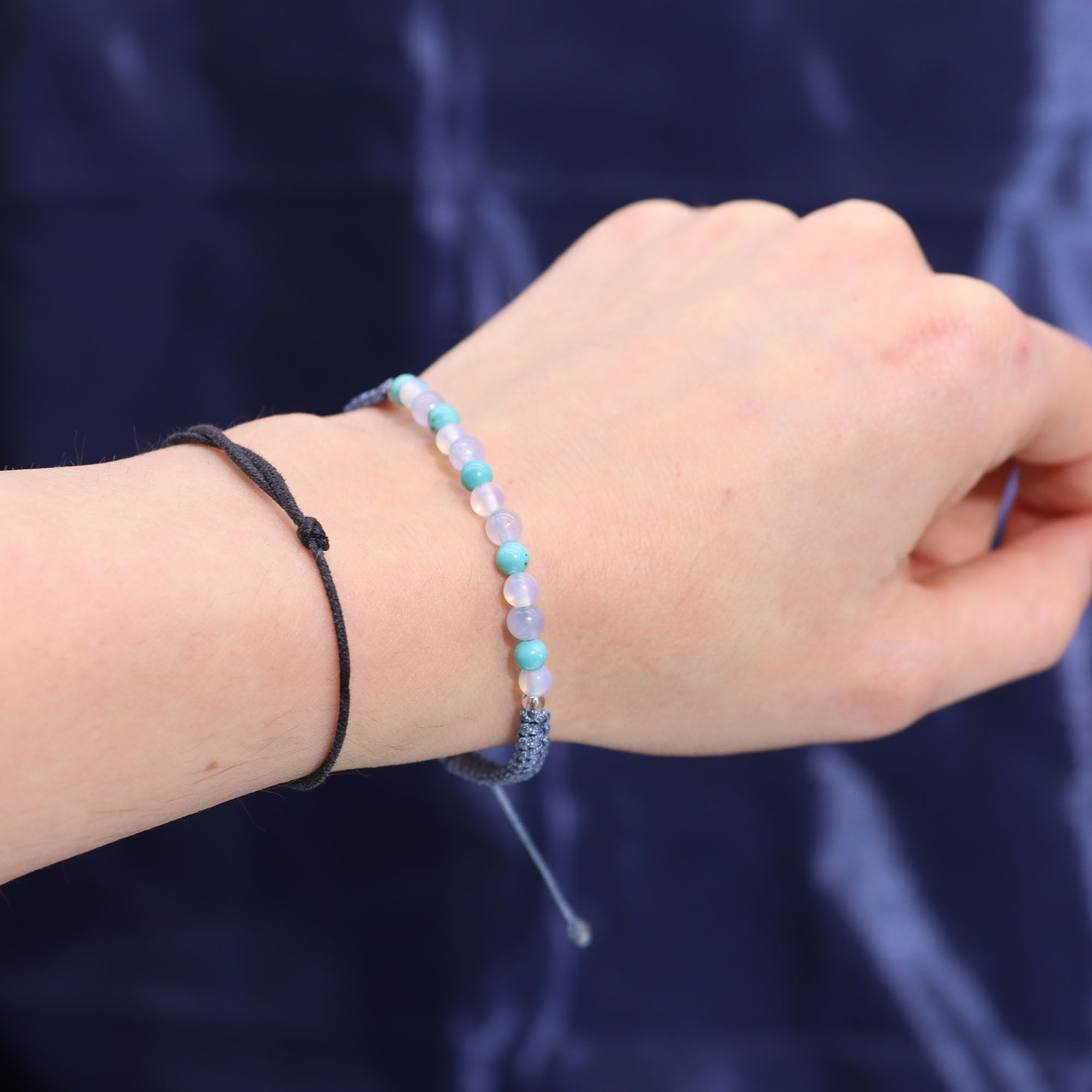 Pisces Zodiac Candle & Gemstone Bracelet