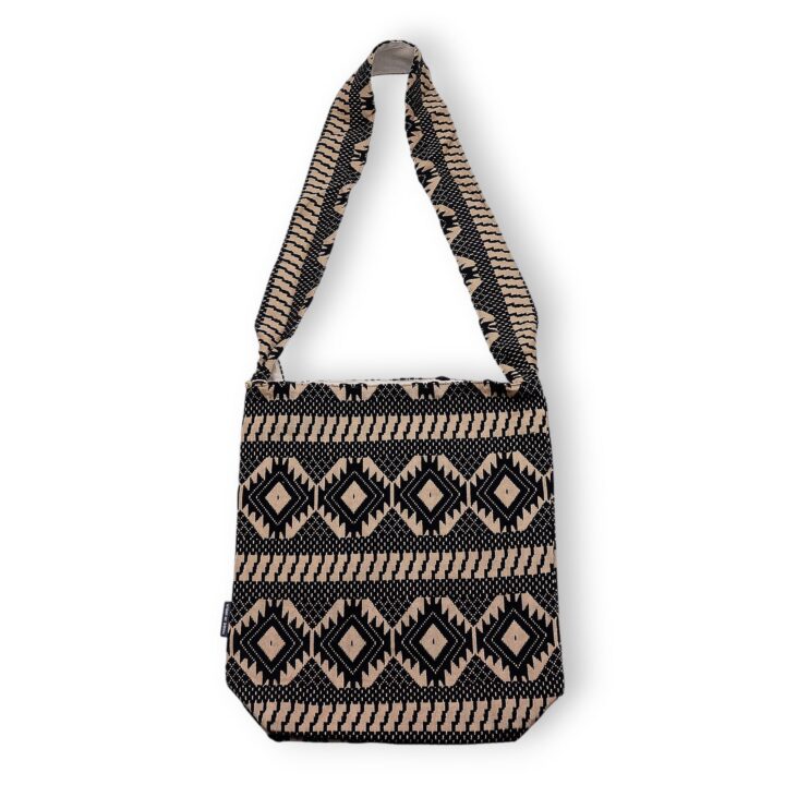 Nomad Sari Jacquard Natural Nomad Carryall Bags - Desert Loom