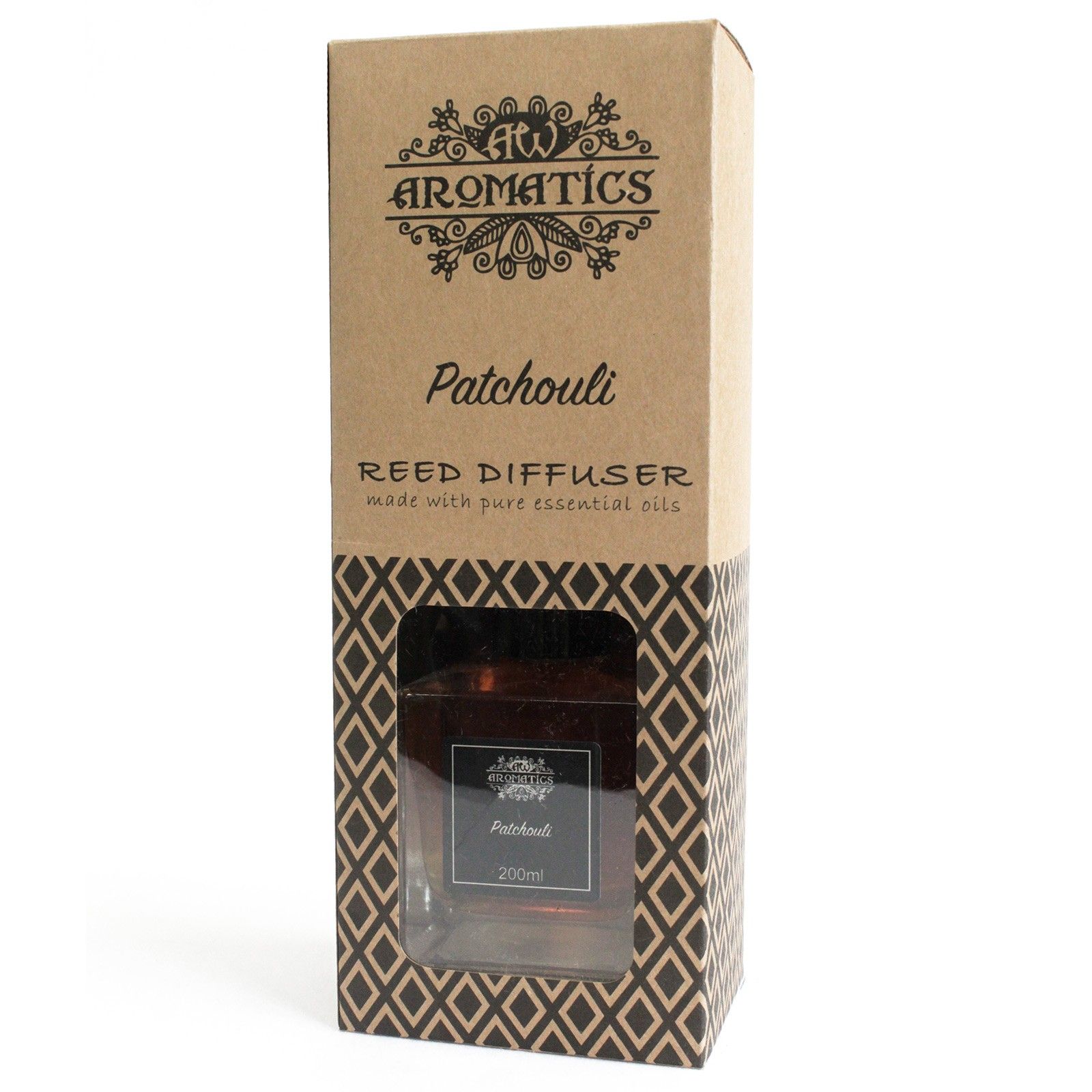 200ml Patchouli Essential Oil Reed Diffuser - Image 2