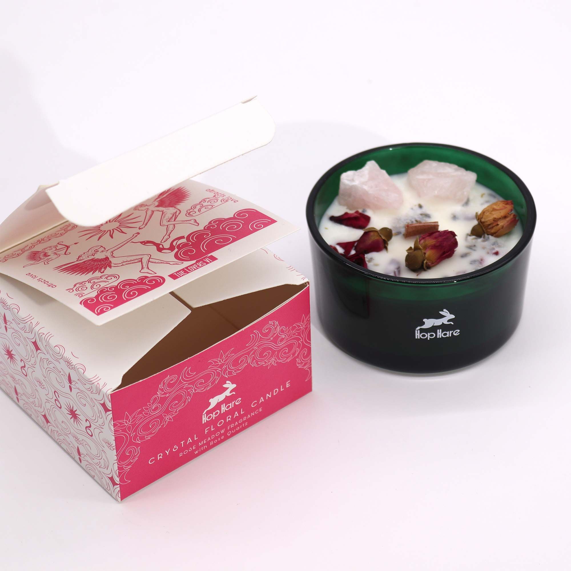 The Lovers Crystal Flower Candle - Image 2