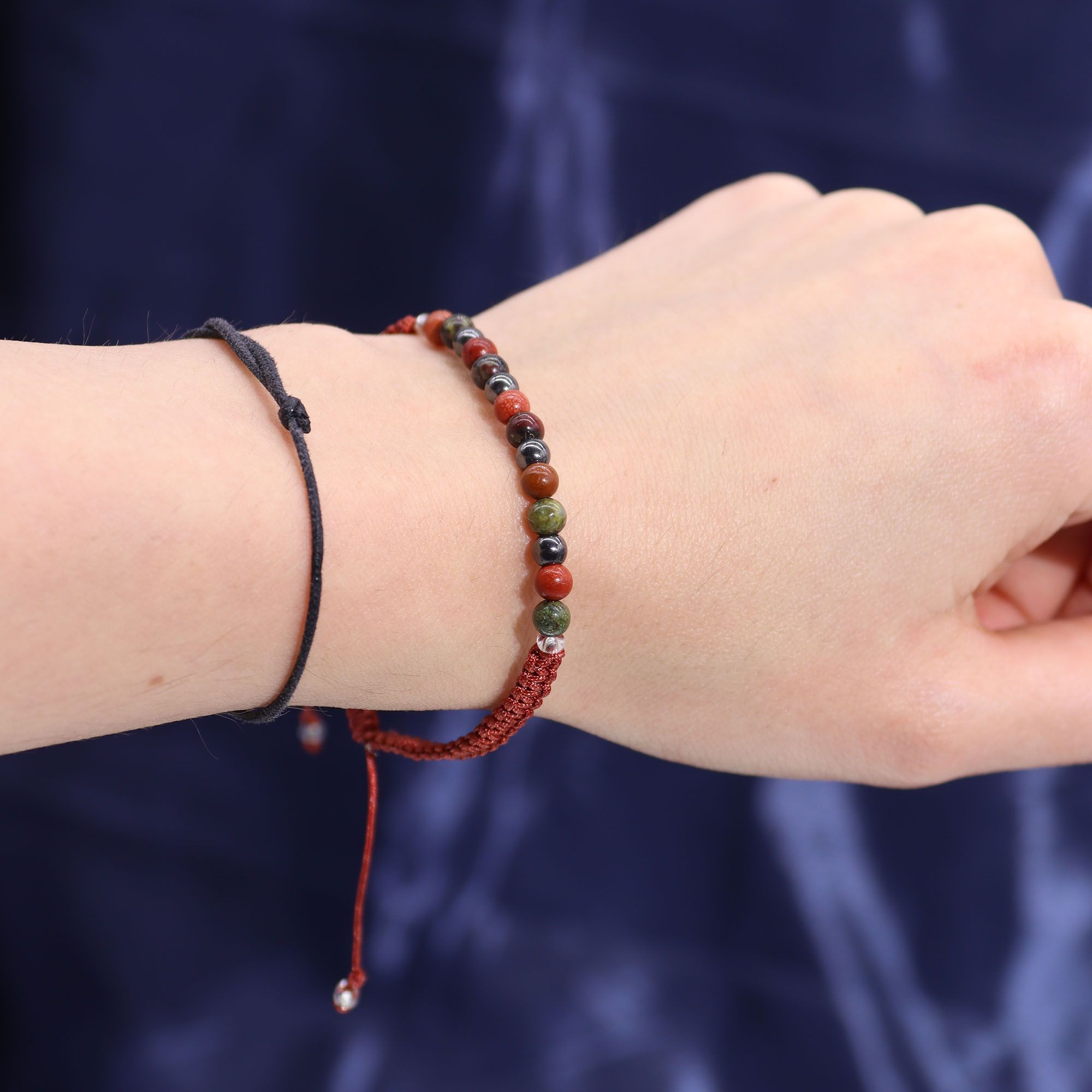 Aries Zodiac Candle & Gemstone Bracelet - Image 2