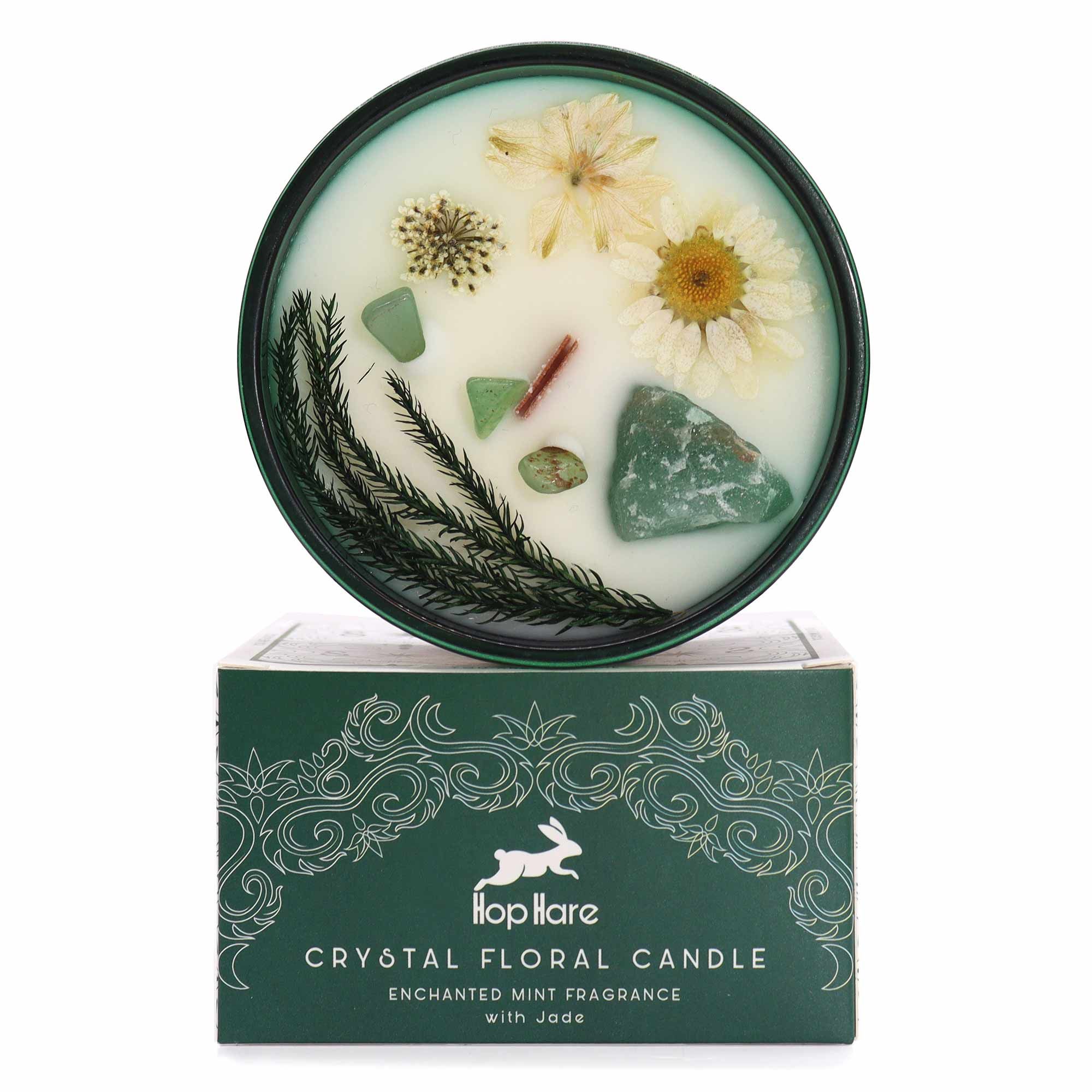 The Magician Crystal Flower Candle