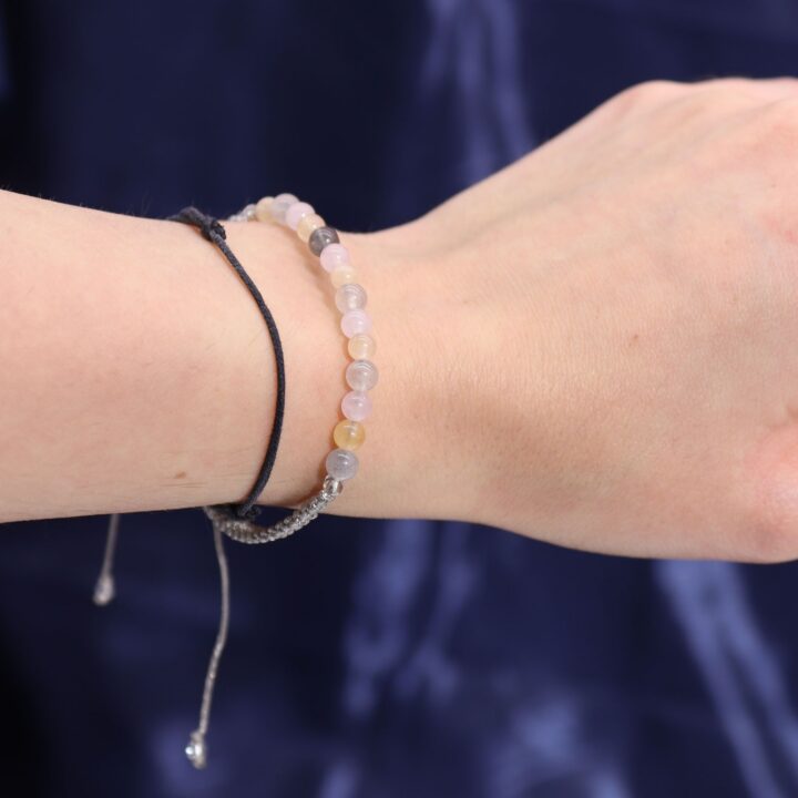 Gemini Zodiac Candle & Gemstone Bracelet