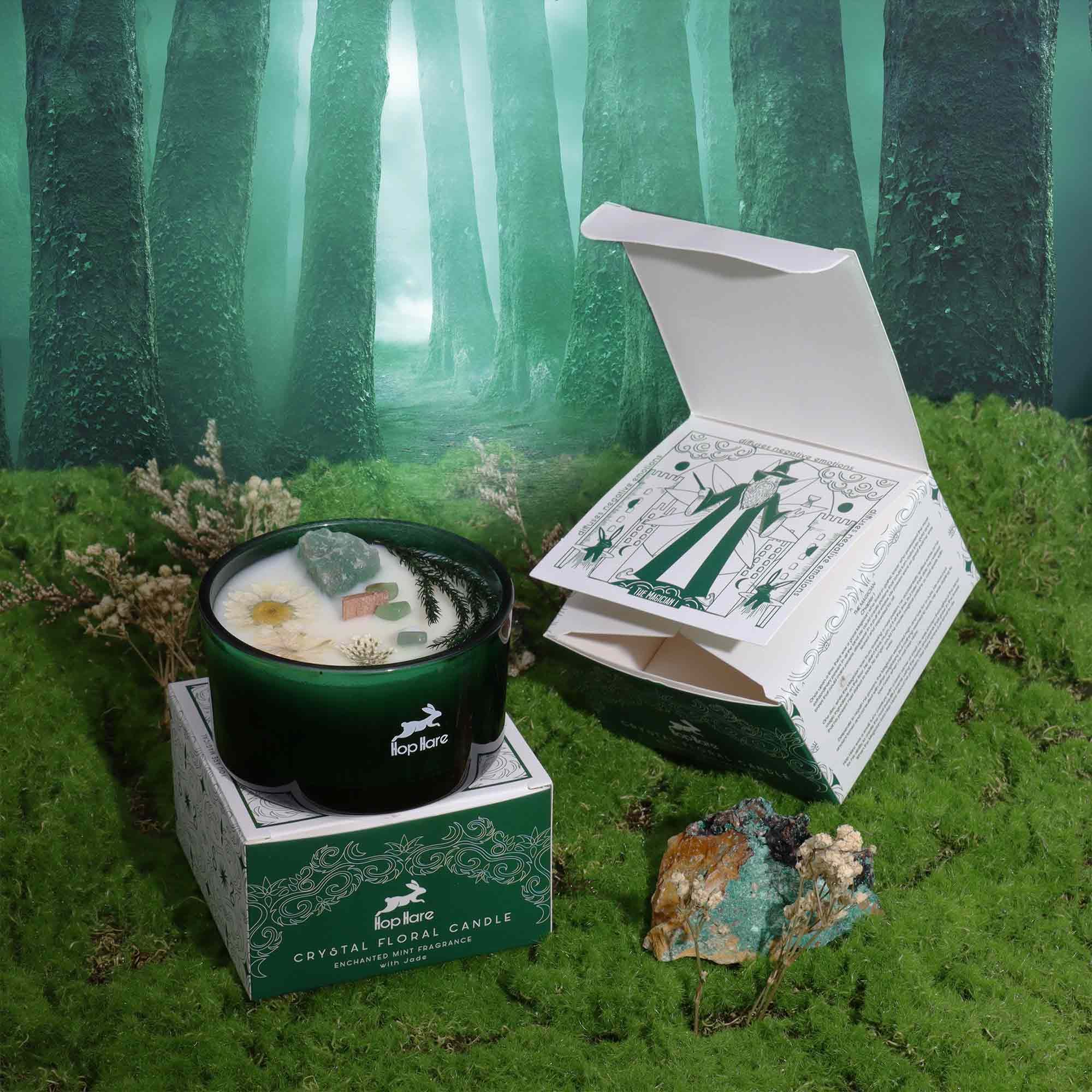 The Magician Crystal Flower Candle - Image 3