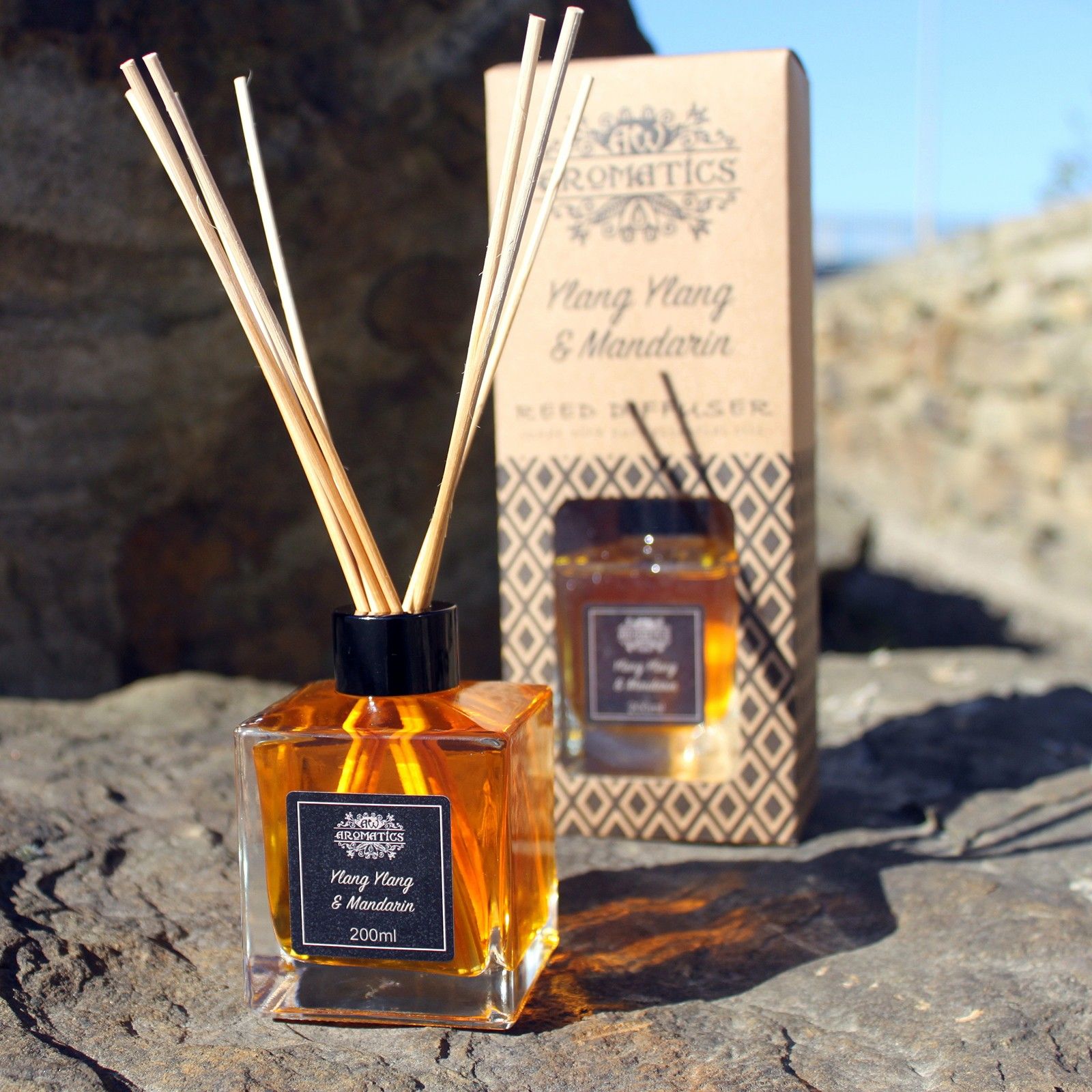 200ml Patchouli Essential Oil Reed Diffuser - Image 5