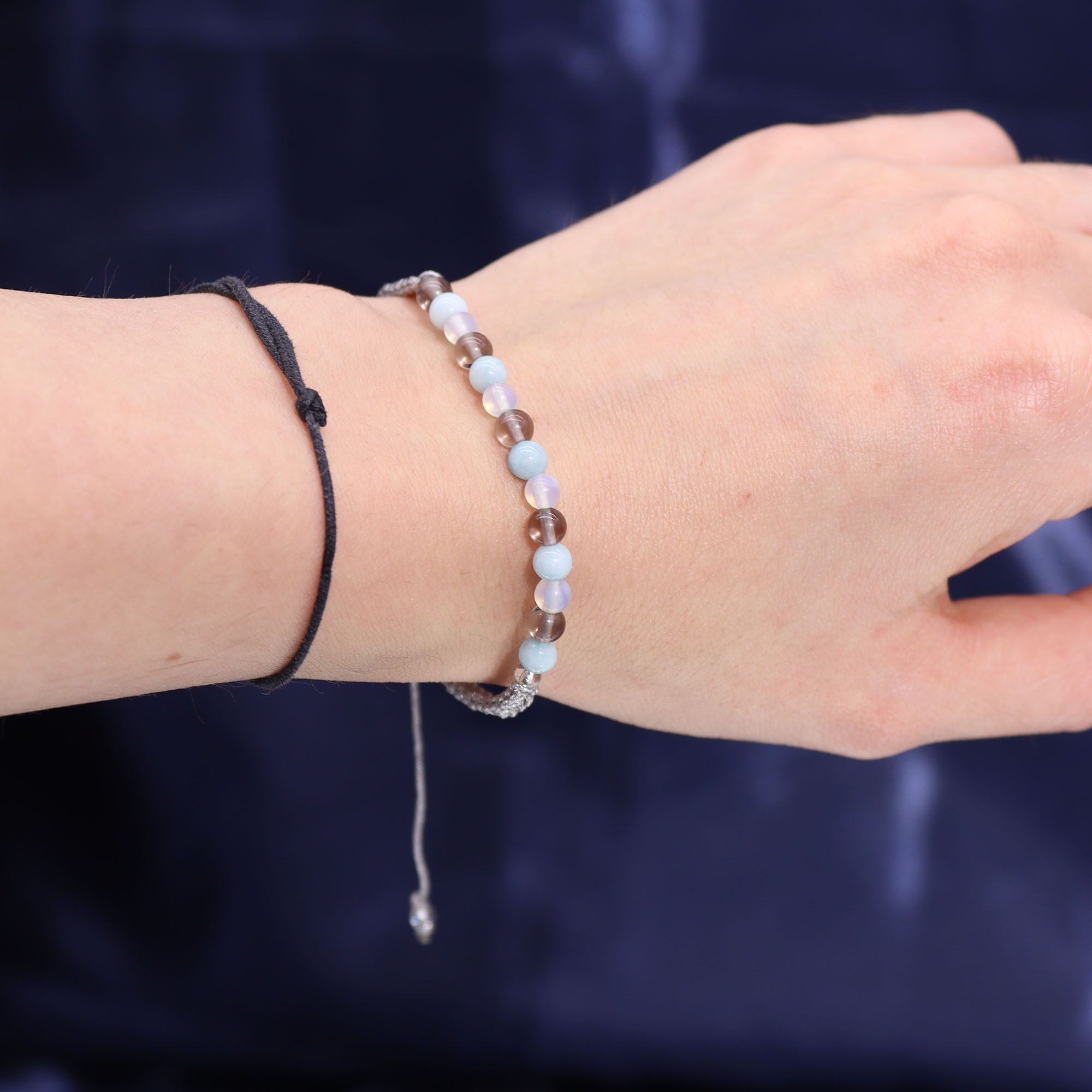 Cancer Zodiac Candle & Gemstone Bracelet - Image 6
