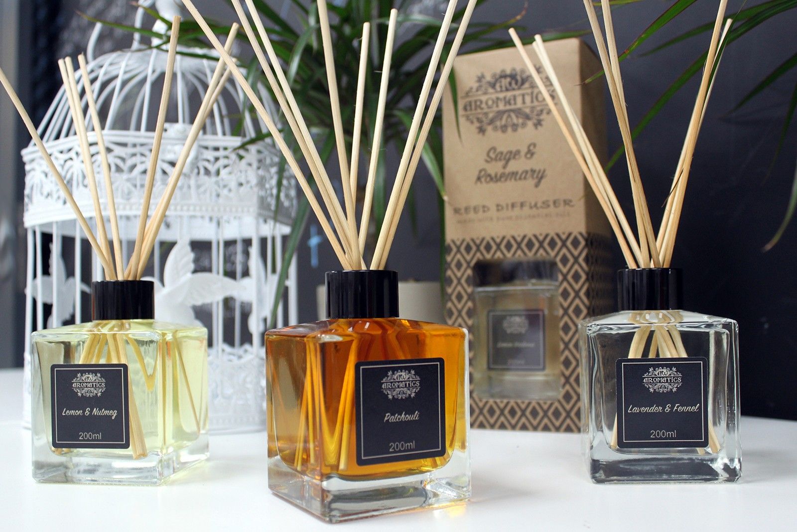 200ml Lime & Ginger Essential Oil Reed Diffuser - Image 3